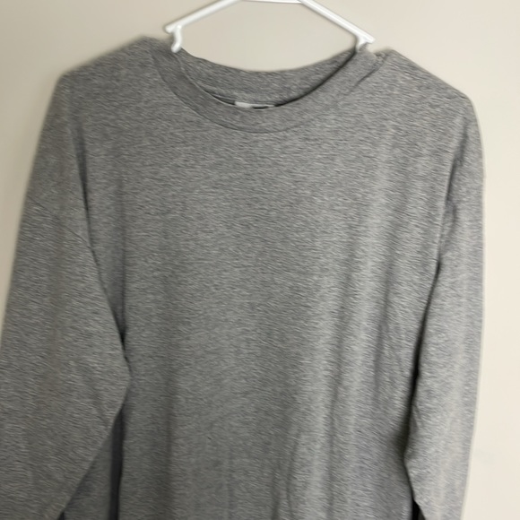 Pro 5 Super Heavy Large Tall Gray Long Sleeve T-Shirt- Large - Picture 2 of 11